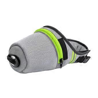 Reflective Dog Muzzle Mask for Outdoor Walks, with Adjustable Fastening Band, Fabric Cover and Front Access Point  Gray S