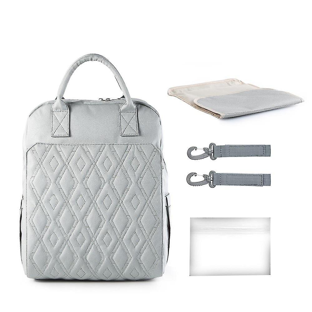 Diaper Bag Backpack Capacity Multi-function Waterproof Polyester Clothes Diaper