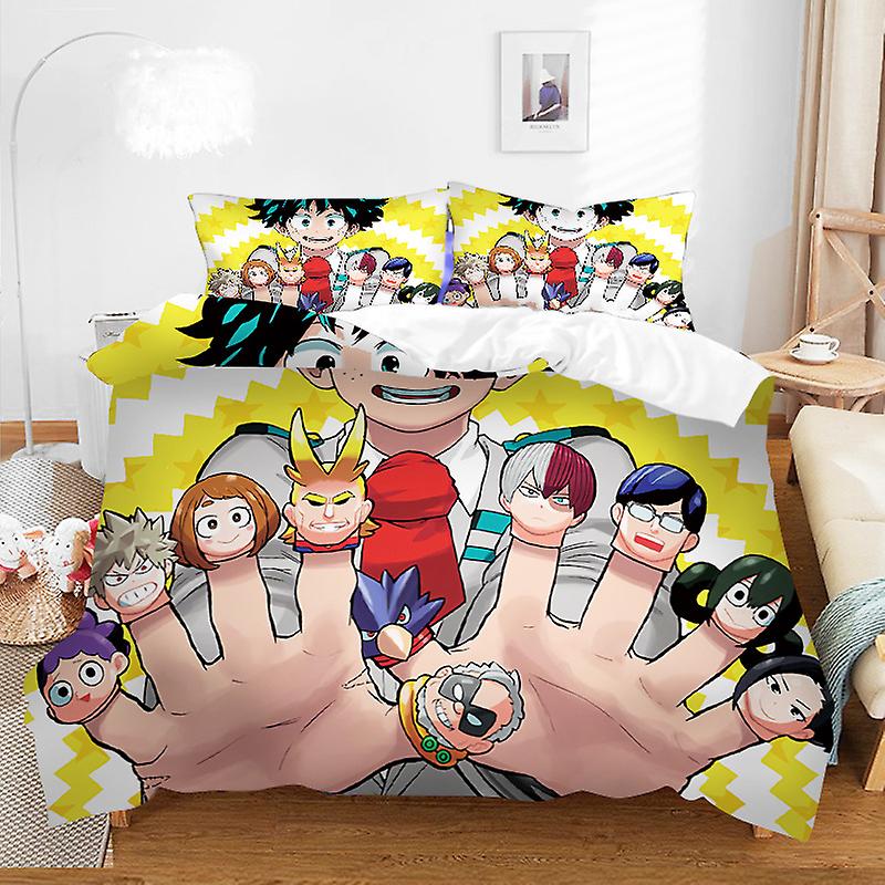 Two-three Piece Set Cartoon Print Duvet Cover Birthday Christmas Gift B05