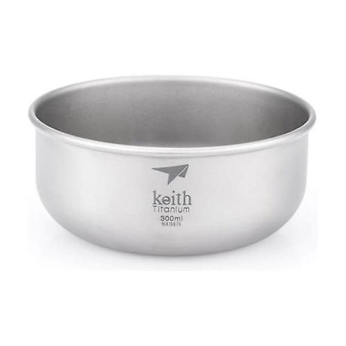 Titanium bowl 300 ml 1 unit (Grey)