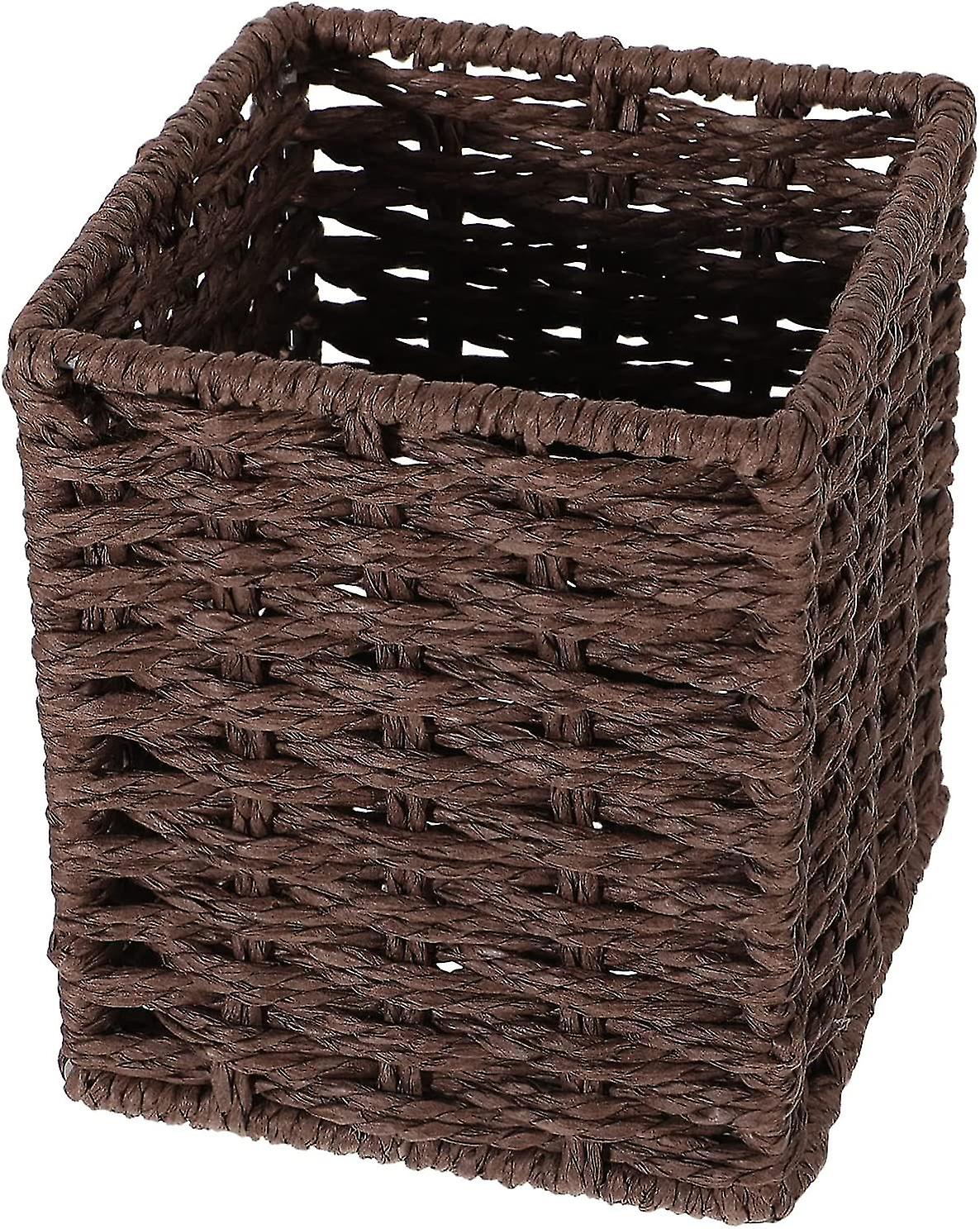 Coffee Wicker Pen Holder Makeup Brush Holder Lead