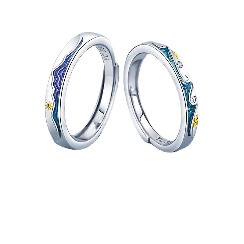 999 Sølvpar Folding Ring One Battle