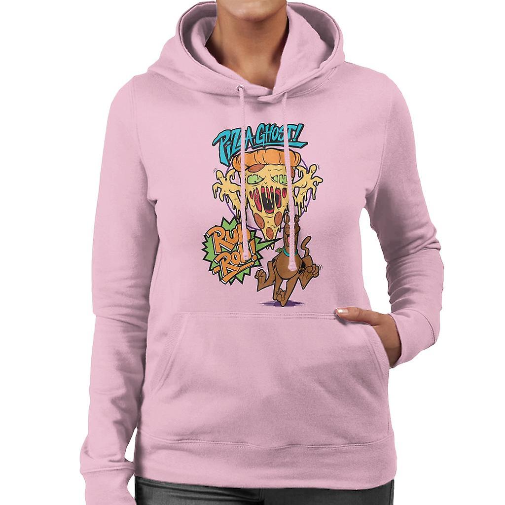 Scooby Doo Halloween Pizza Ghost Women's Hooded Sweatshirt