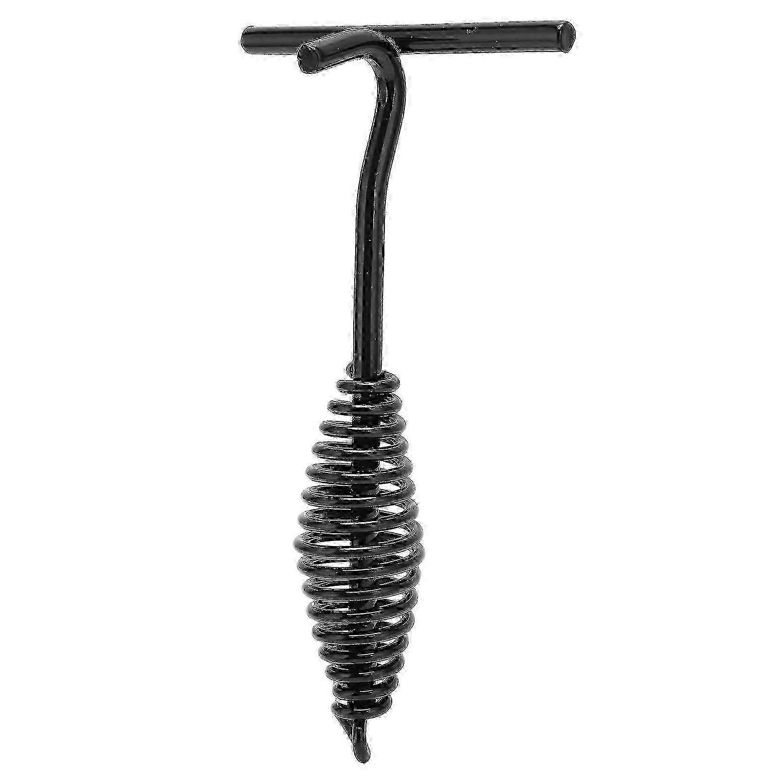 Lève-couvercle de four hollandais de 19,5 cm en fonte avec poignée en spirale pour camping et randonnée en plein air