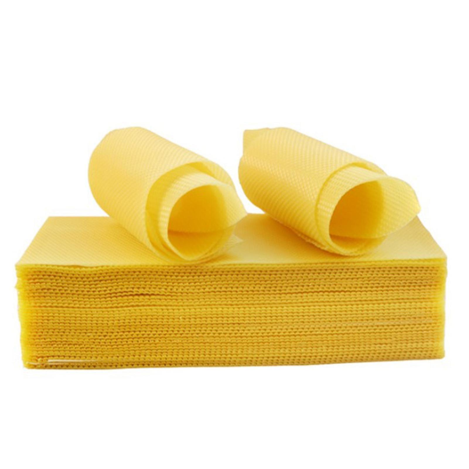 Beekeeping Tools Bee Wax Foundation Sheets Honeycomb Base Durable Material Various Sizes Easy to Use 10PCS For Beekeepin