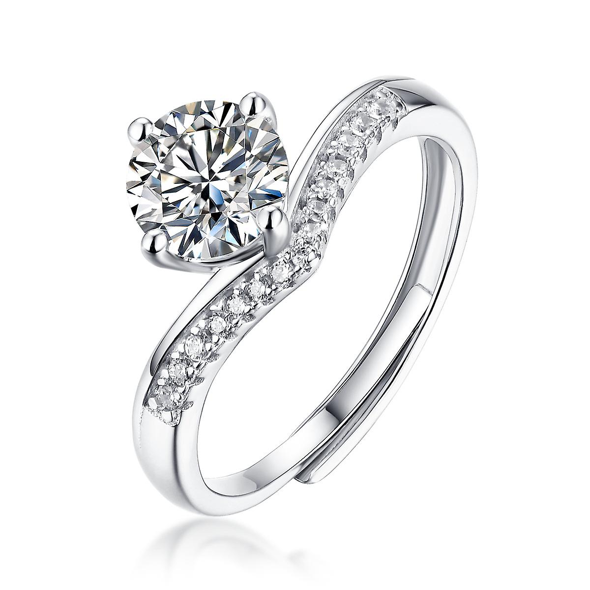 925 Silver Mosan Stone Ring