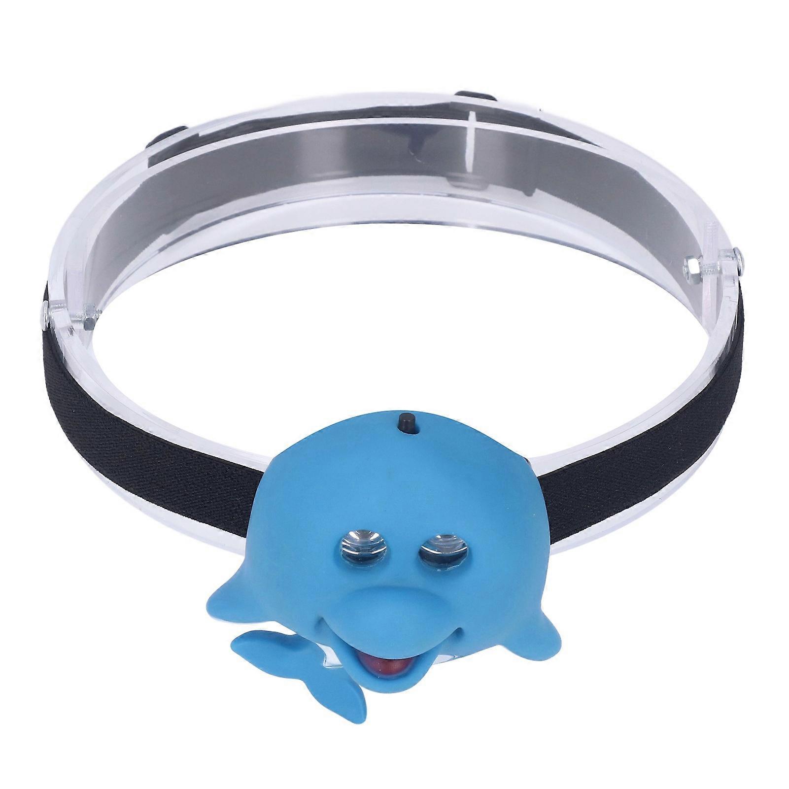 Children's Headlamp Blue Dolphin Shape Eco-Friendly Plastic 2 Lighting
