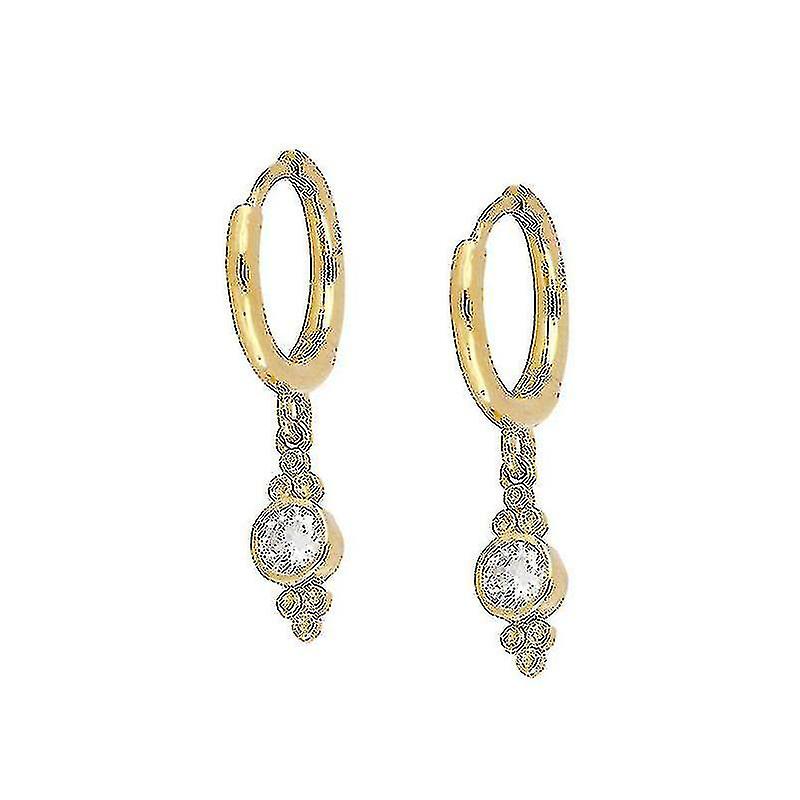 925 Sterling argint clar zircon pandantiv picătură cercel Pendiente pentru femei moda de lux cerc de cristal cercei bijuterii