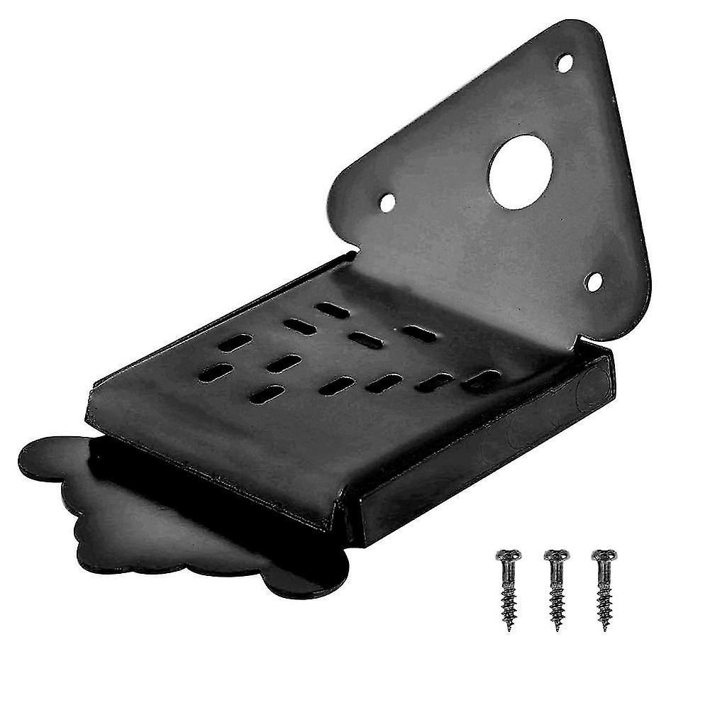 High End Electroplated Metal Bridge Fit for Mandolin 8/10/12 Loop-End String(black)