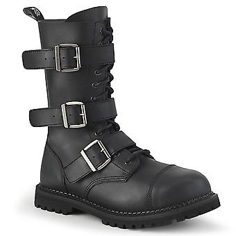 Demoniacult buty męskie riot-12bk blk skóra wegańska