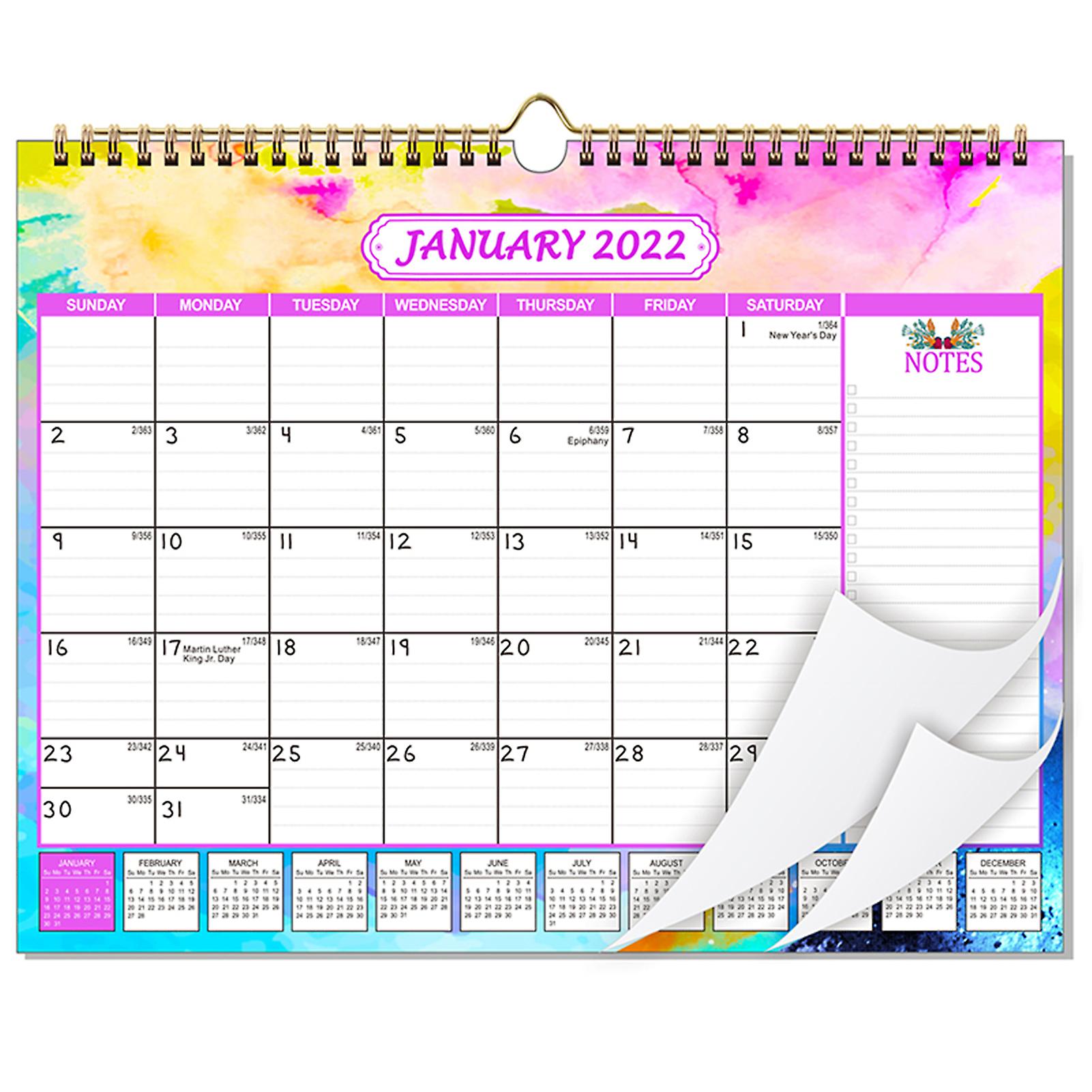 2022 Wall Calendar Hanging Monthly Calendar Planner Monthly Office Calendar For Home Office New