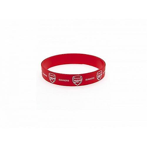 Braccialetto in Silicone di Arsenal FC calcio ufficiale Rosso/bianco One Size