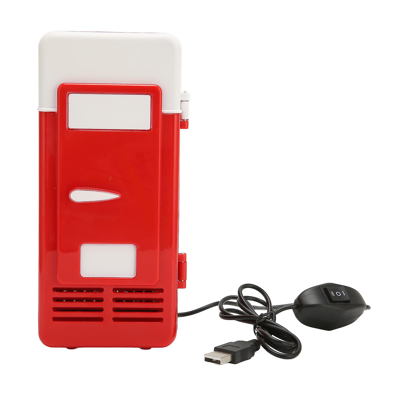 USB Car Refrigerator Insulated Small Portable Low Decibel Semiconductor Energy Saving Red