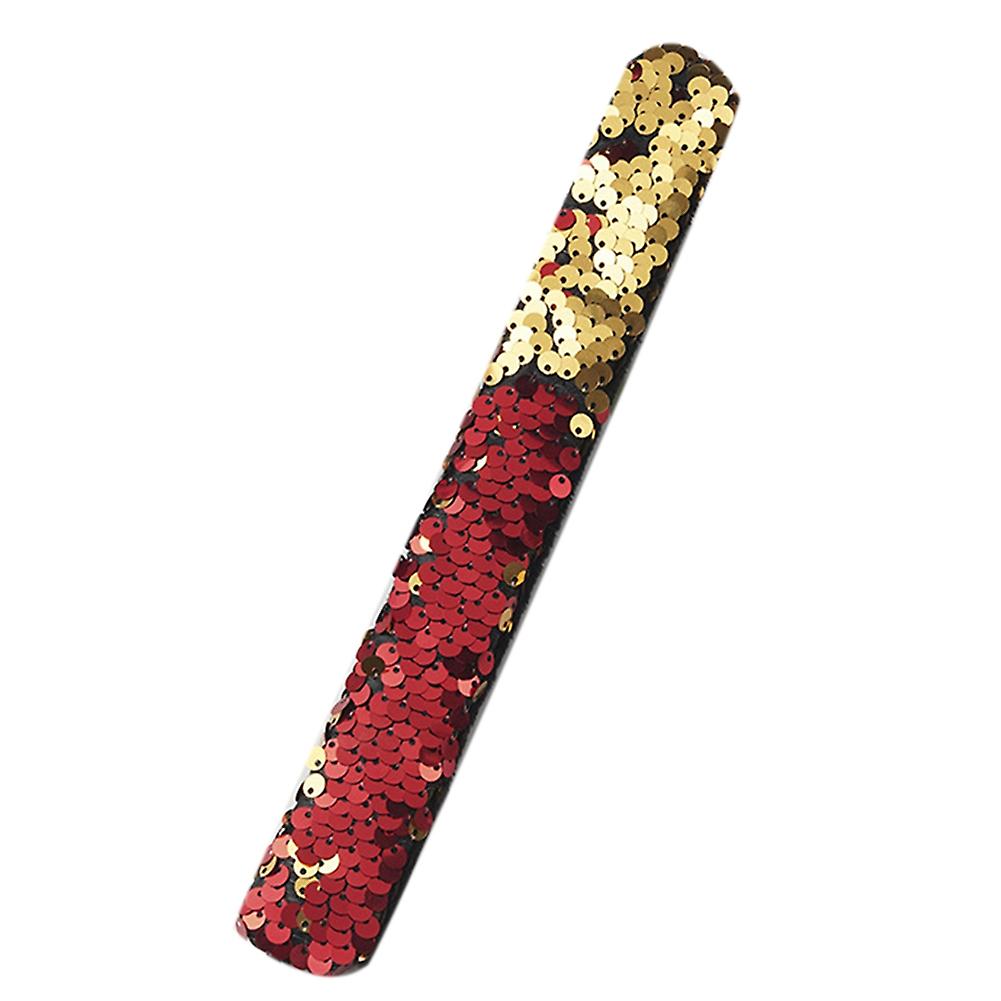 Shiny Children Sequins Slap Bracelet Wristband Headband Party Wrist Strap Gift BoSaiD
