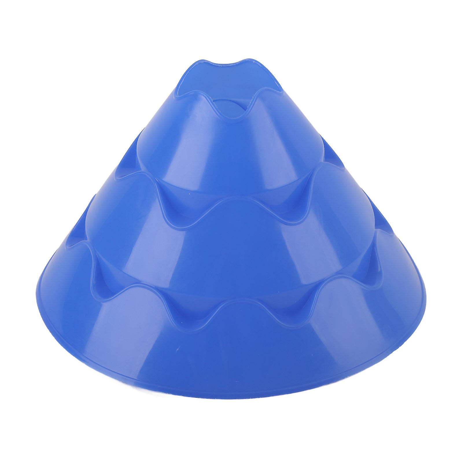 Sport Training Exercise Soccer Football Field Cones Agility Marker Sign Obstacle Disc(Blue)