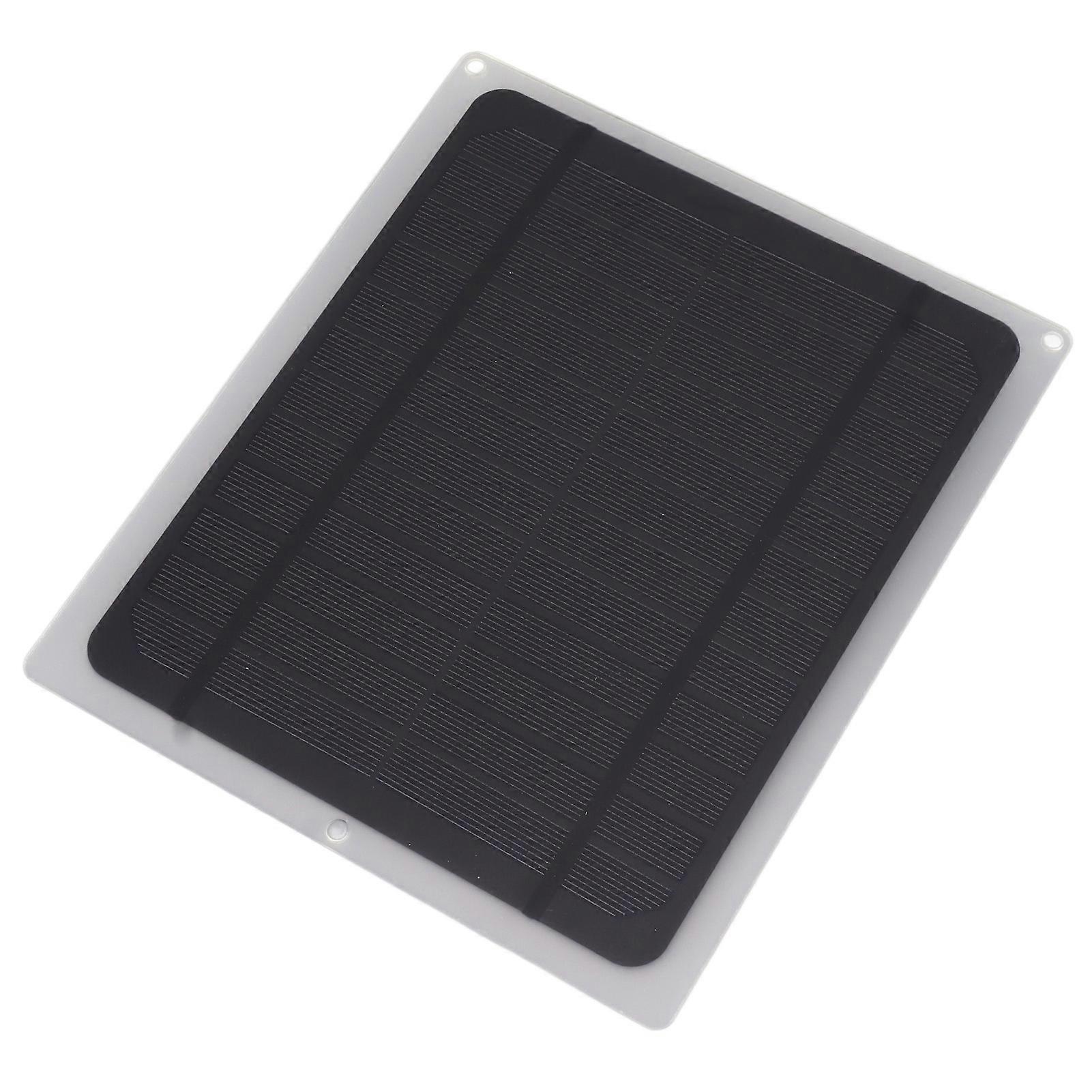 12W Monocrystalline Portable Solar Panel Charging Kit USB DC Type-C