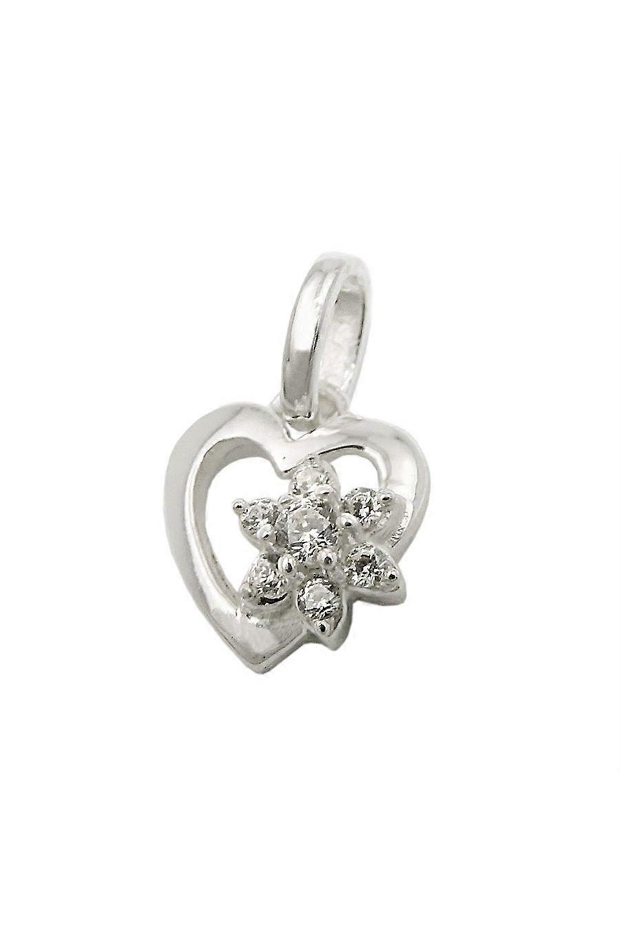 Pendant Flower Zirconia Silver 925 - Gl93715