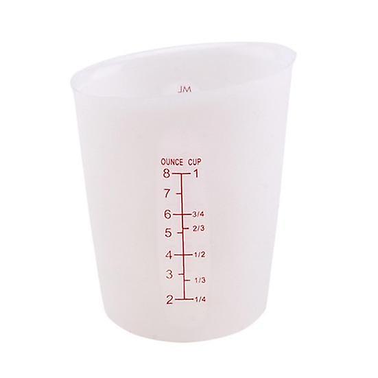 Silicone Measuring Mug Heat Resistant DIY Non-slip Grip Reusable BPA Free Bakery Tool