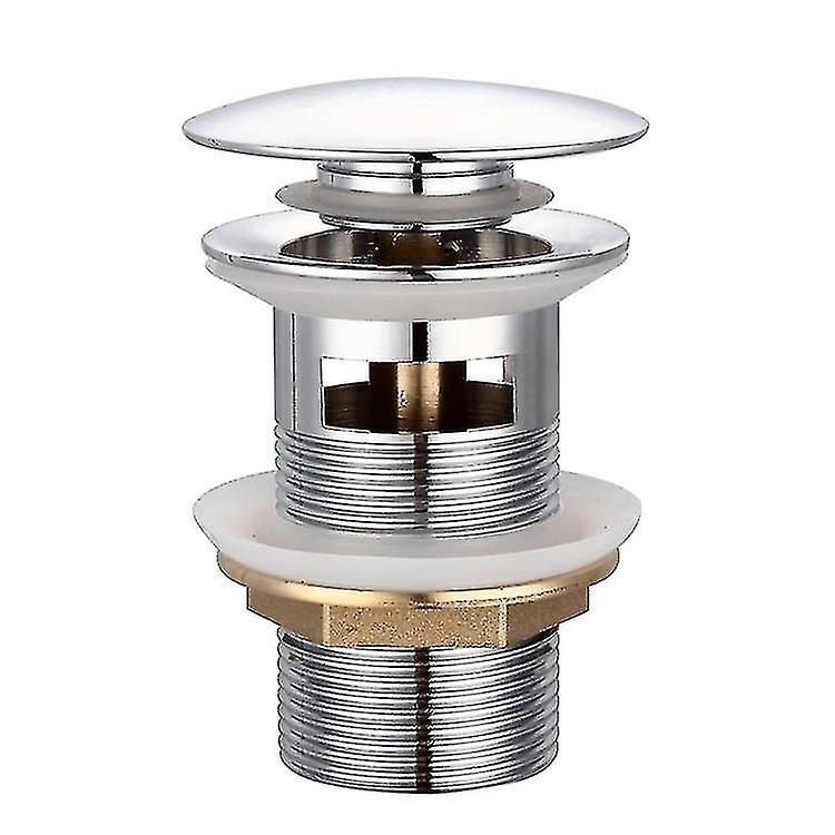 Pop-up Sink Drain - Chrome - Silver