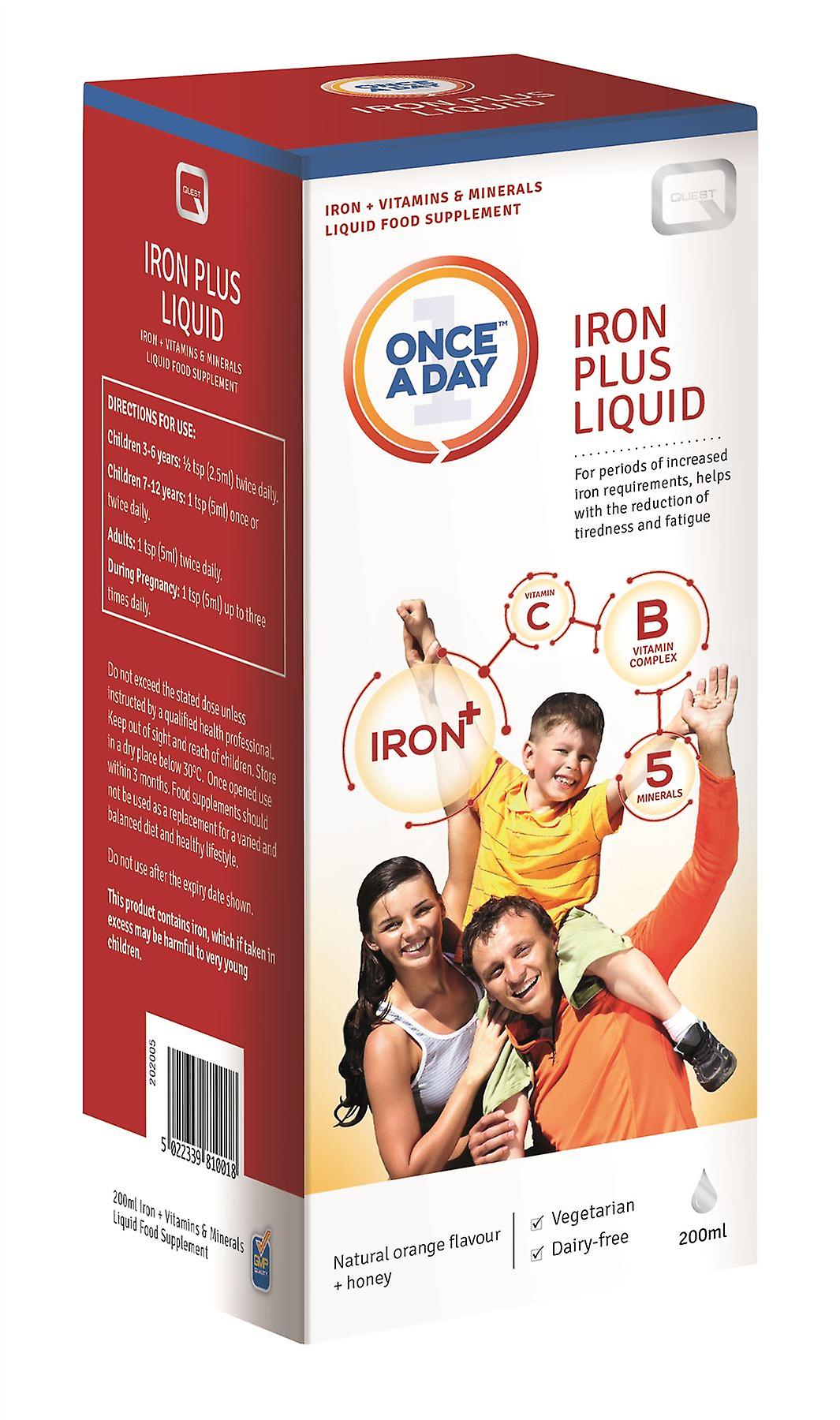 Quest Once a Day Iron Plus Liquid - 200ml