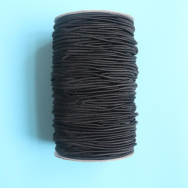 2.3MM Width Black DIY Elastic Cord_WJNIV