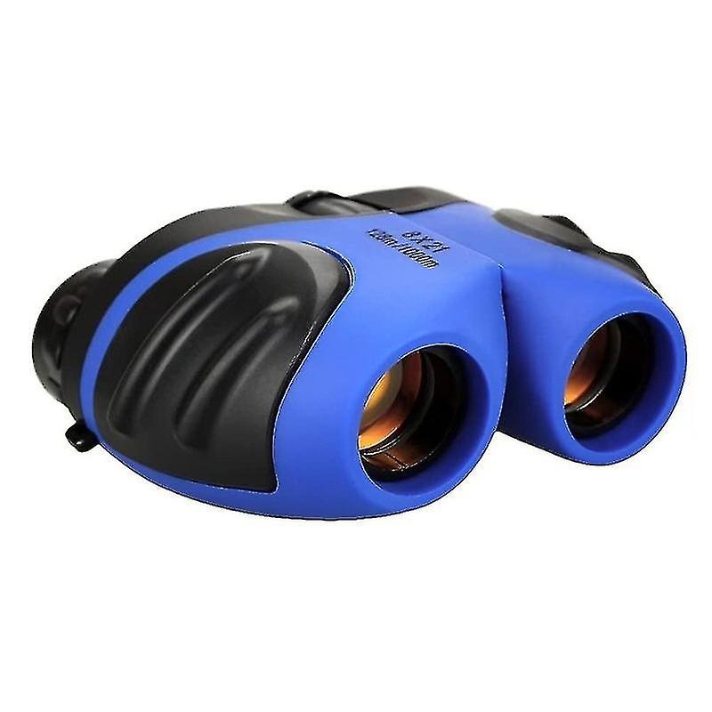 Children's Telescope 8x21 Binoculars Powerful, Folding Mini for Rubber Children's Fixed Zoom Portabl