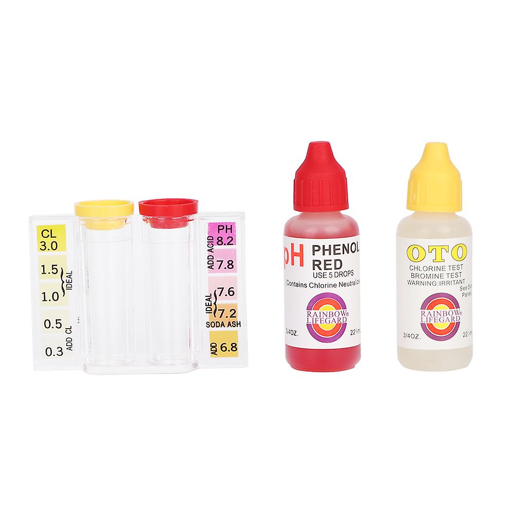 PH Chlorine Water Quality Test Kit Swimming Pool Tester
