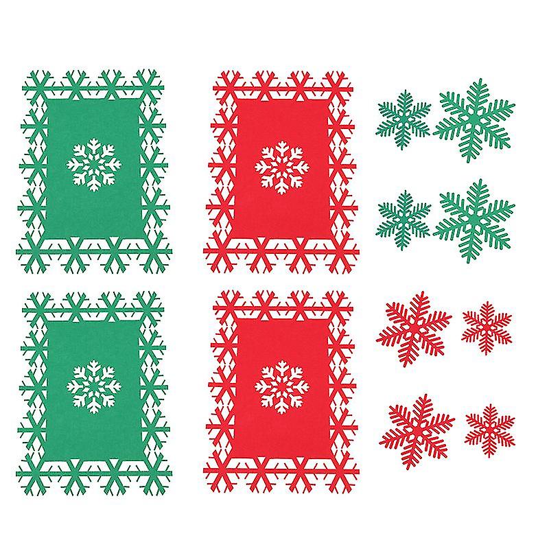 12pcs Household Felt Table Mats