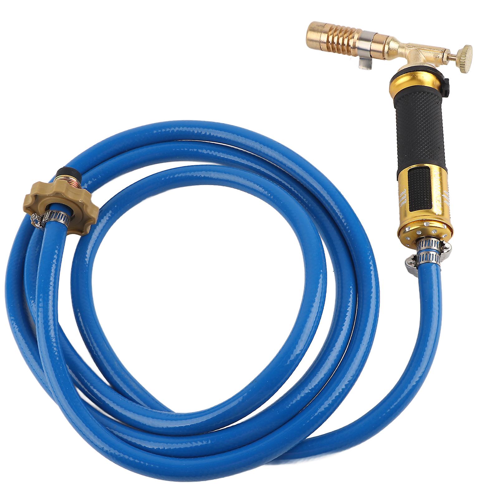 Turbo Torch Gas Welding Kit with Hose for Propane Soldering Brazing and Pipeline Cutting Gas Plumbing Tool