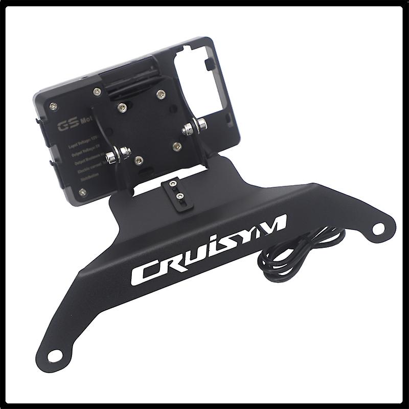 Motorcycle Bar Mobile Phone Bracket Gps Front Stand Holder Smartphone For Sym Cruisym 300 2017-2019 Cruisym300 Navigation Stand