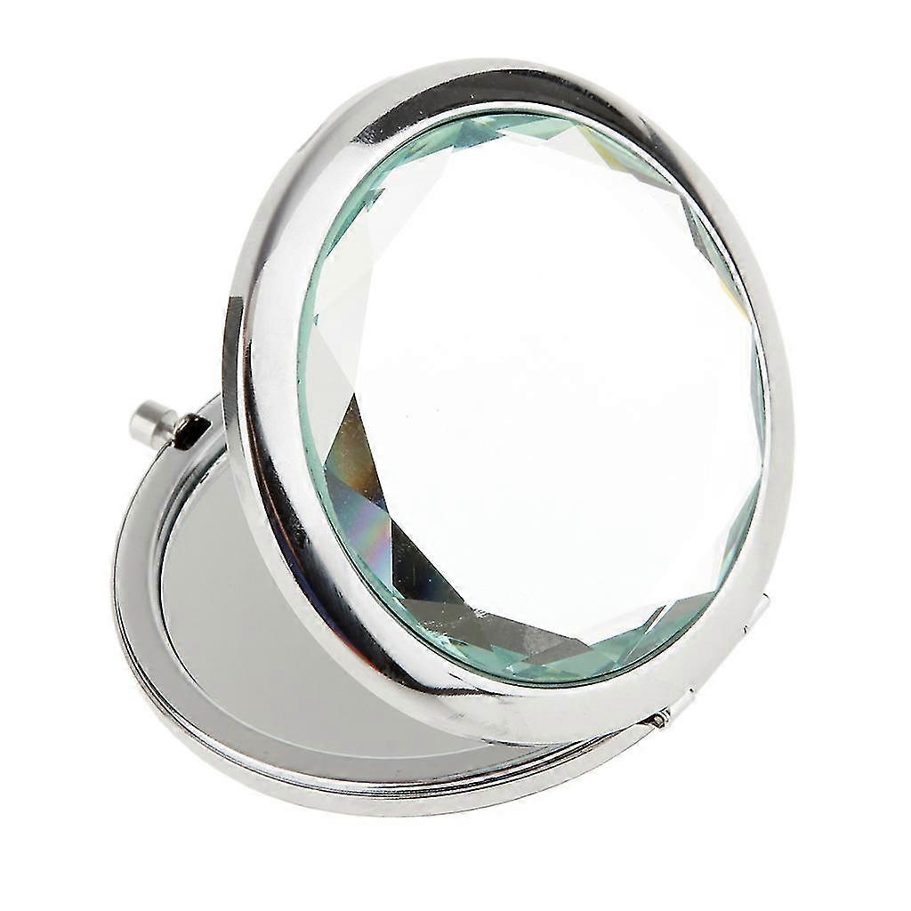 hg 4x Traveling Mirror For Make-up Cosmetics Makeup Compact Mirrors  Magnifying Mirror Diamond Mirror