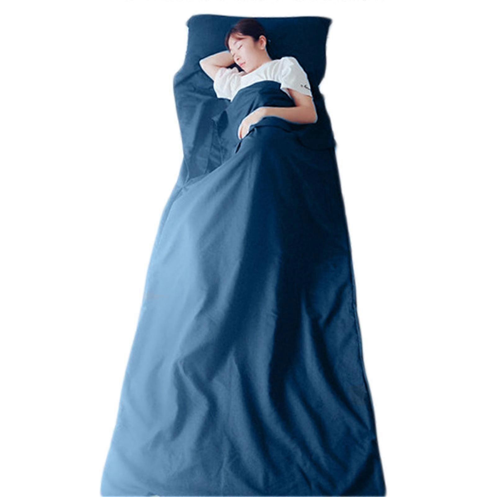 Sleeping Bag With Pillowcase Super Soft Foldable Travel Sheet