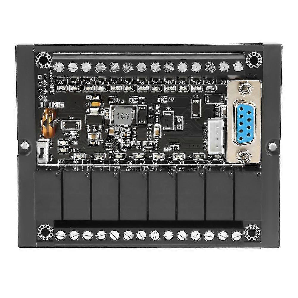 Plc industrial control board fx1n-20mr programmable  relay delay module with shell