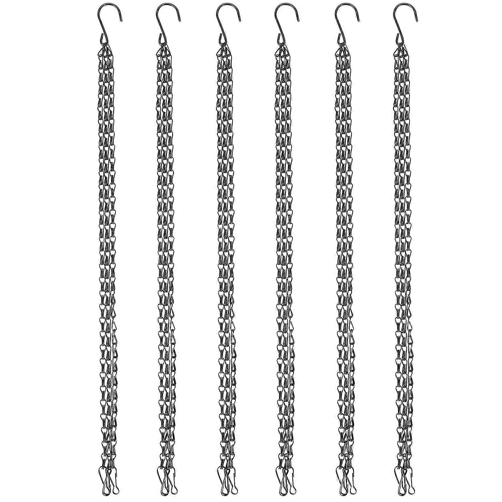 6 حزمة شنقا سلسلة ، الثقيلة 50 سنتيمتر شنقا استبدال سلسلة -3 نقطة حديقة النبات شماعات ل Ou