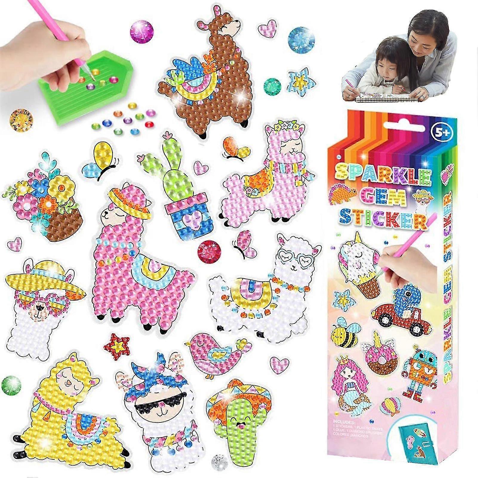 Handmade Diy Creative Diamond Stickers Cute And Fun Animal Cartoon Mobile Phone Stickers Diamond Stickers Kits For Kids Tw