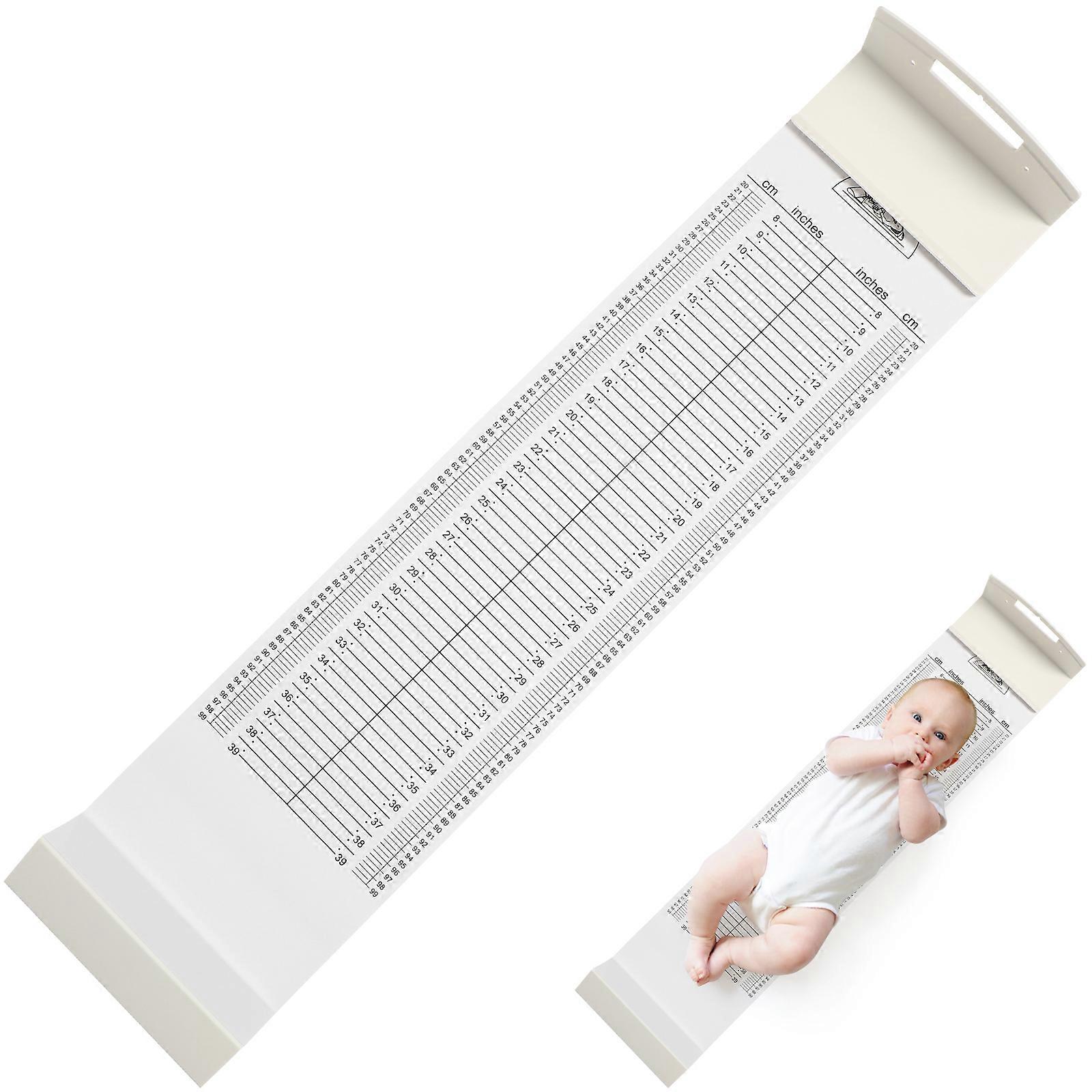 Infants Height Ruler Safe Measuring Mat Skin Friendly Height Ruler for Newborns Toddlers