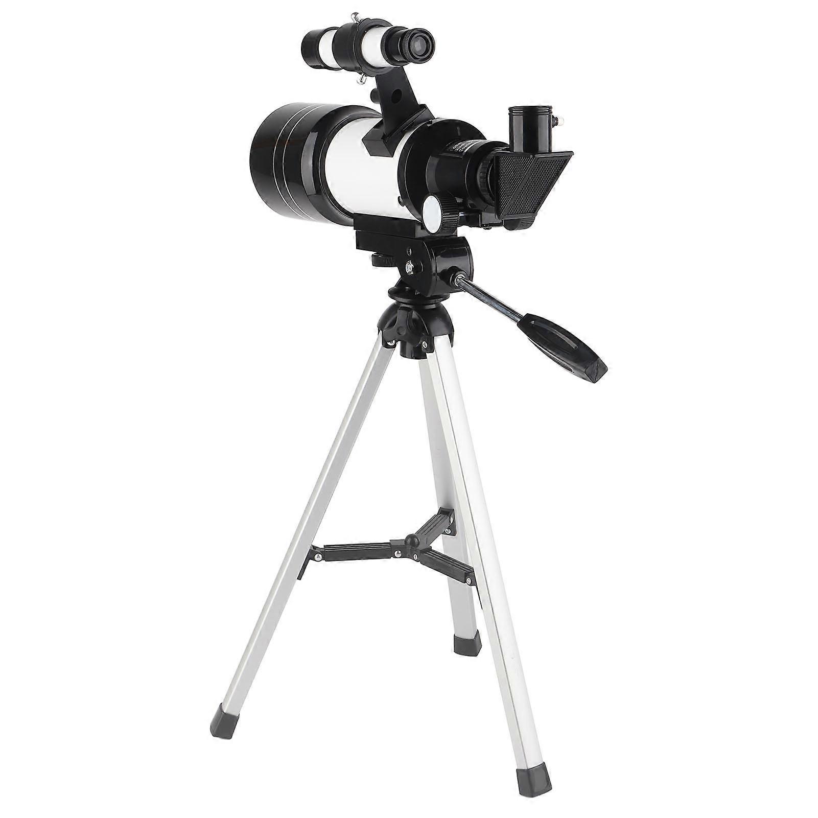 70mm Aperture Refractor Telescope Aluminium Alloy Clear Observation Astronomical Telescope for Kids Beginners