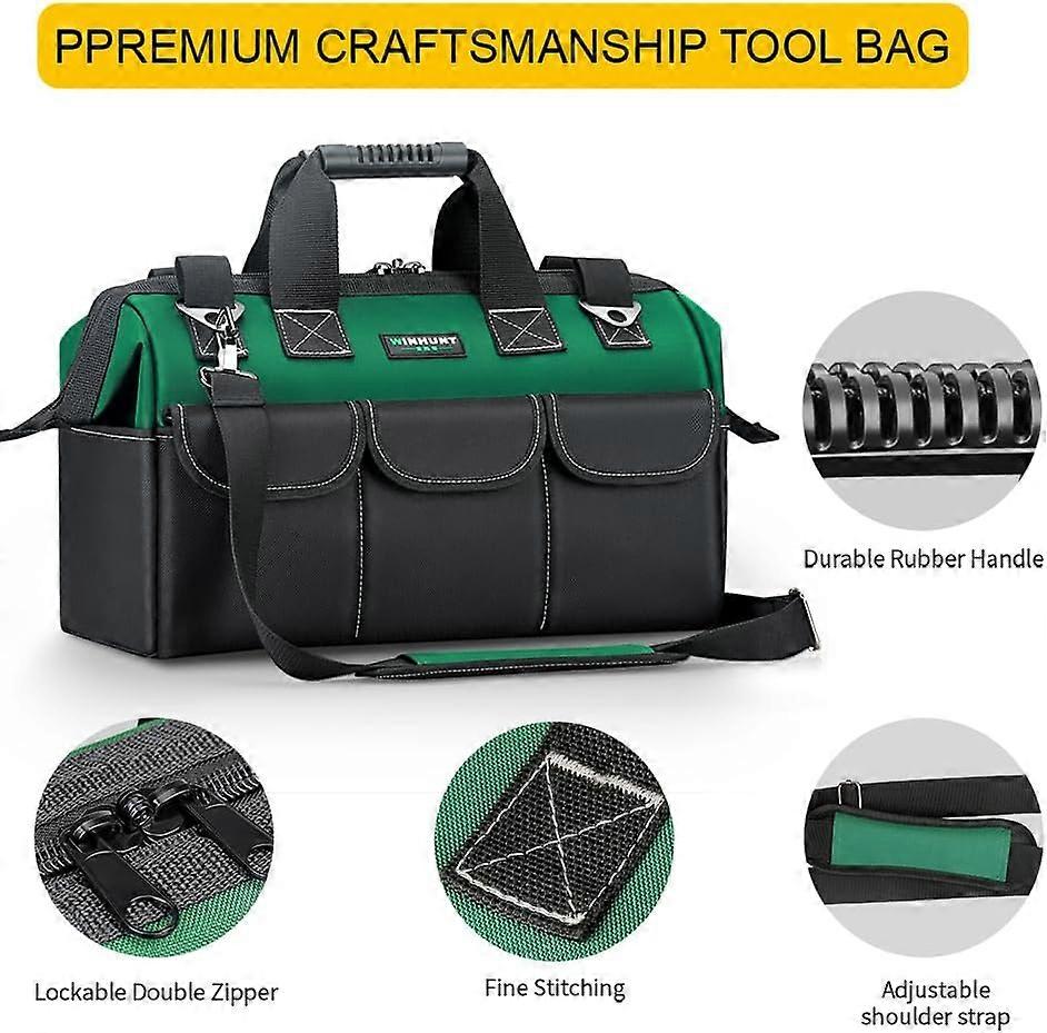 Electrician Tool Bag - Waterproof Oxford Fabric Pouch With Shoulder Strap, Small Utility Bag For Tools