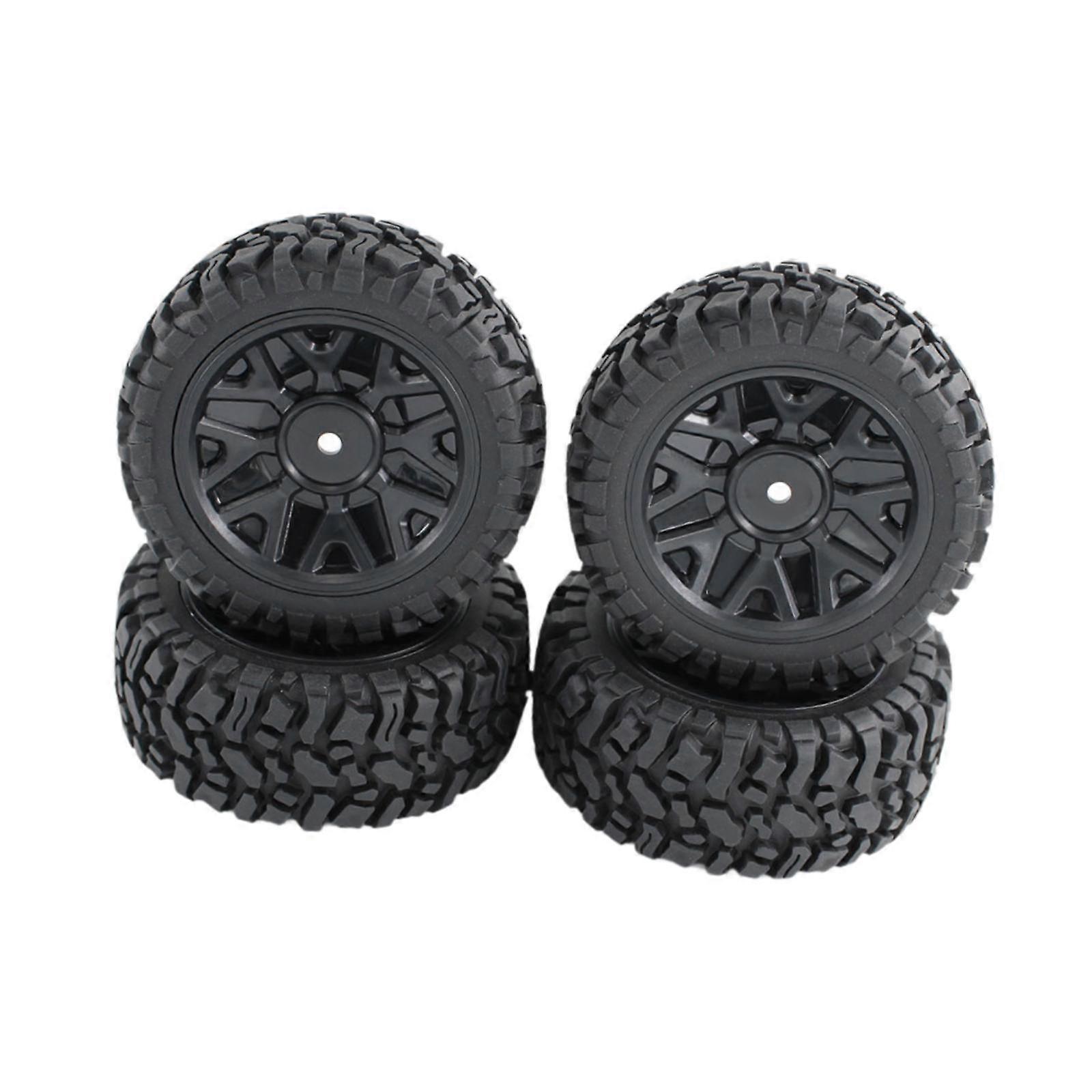 4x 1/12 1/14 1/16 RC Wheels and Tires Upgrade Parts for Wltoys 144002 124016