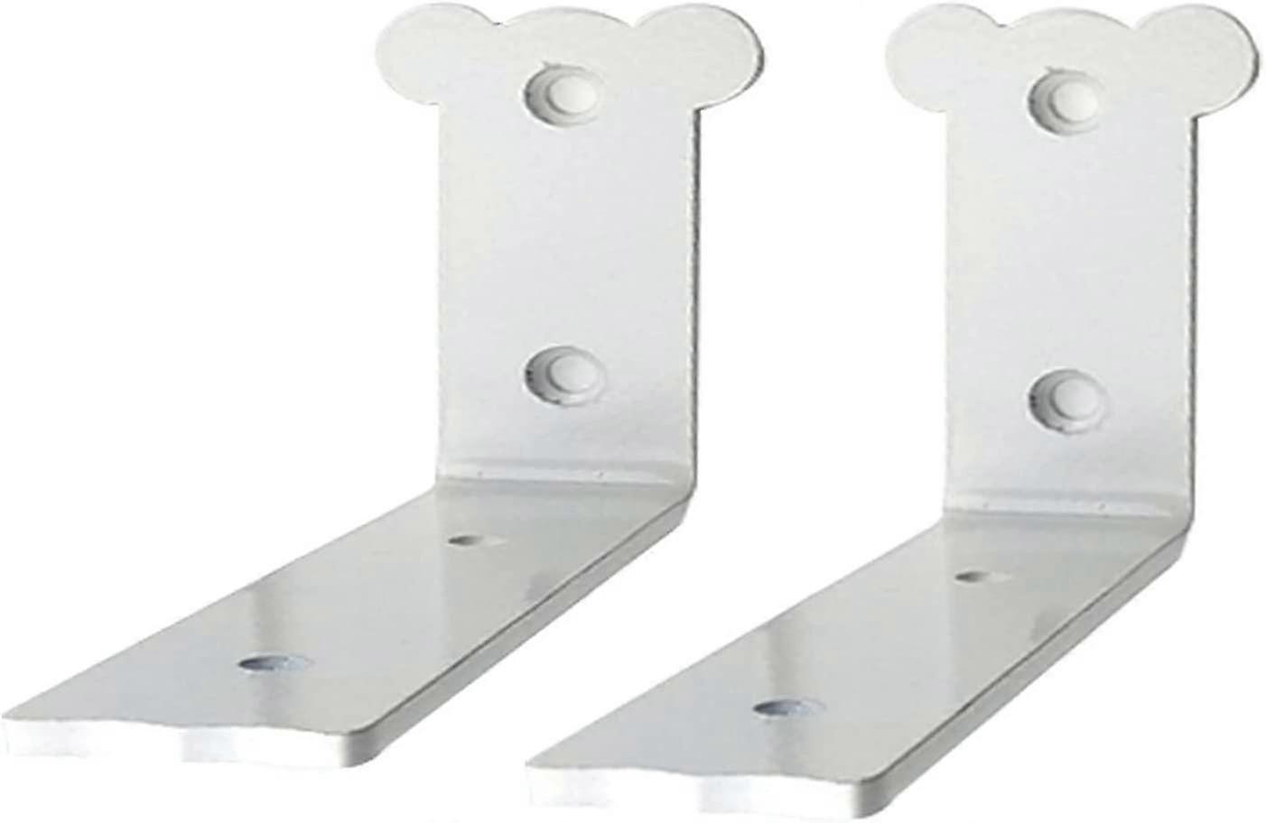 2pcs Shelf Brackets Wall Shelf Right Angle Bracket Floating(size:24cm)