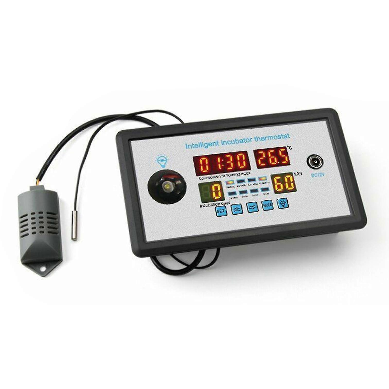 Automatyczny inkubator kontroli toczenia jaj Cyfrowy termostat Temperatura wilgotności w czasie rzeczywistym