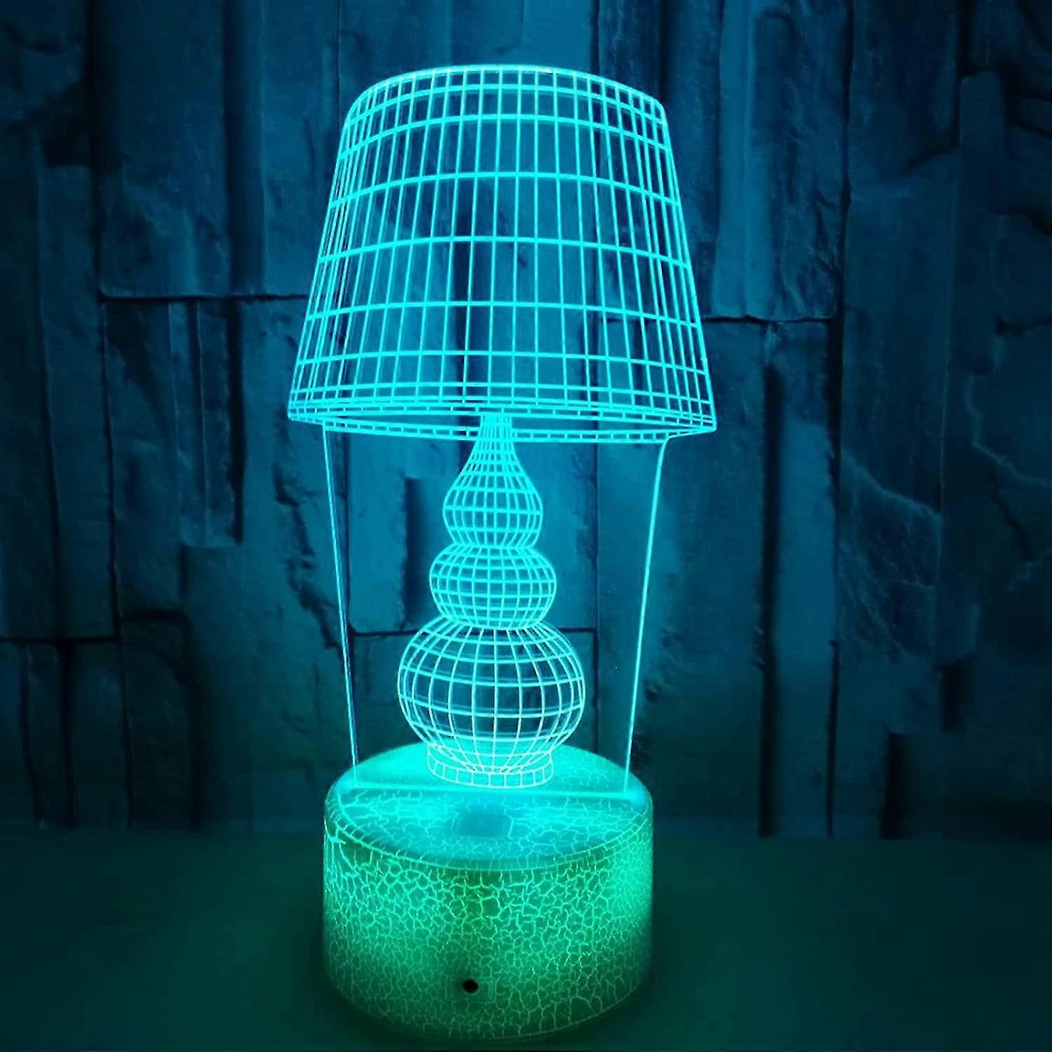 3d Illusion Night Light Spiral Desk Lamp, 3d Novelty Lamps