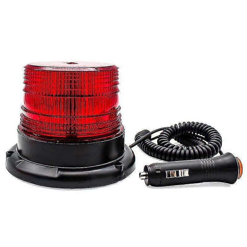 Amber Led Beacon, 12v-80v Wireless Strobe Light Magnetic Flashing Lights Emergency Signaling Lights For Auto Vehicle | Rechargeable