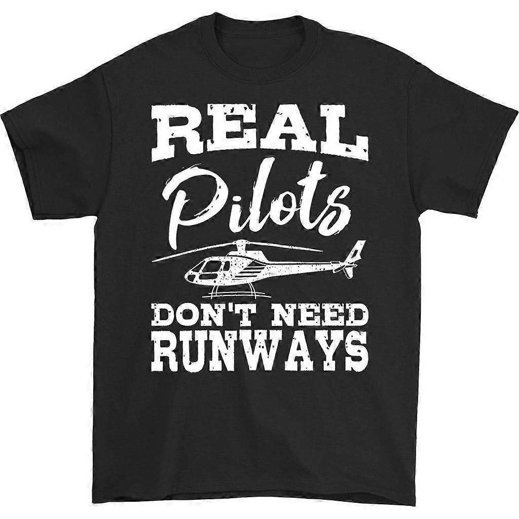 Real Pilots Don't Need Runways 90s T-shirt