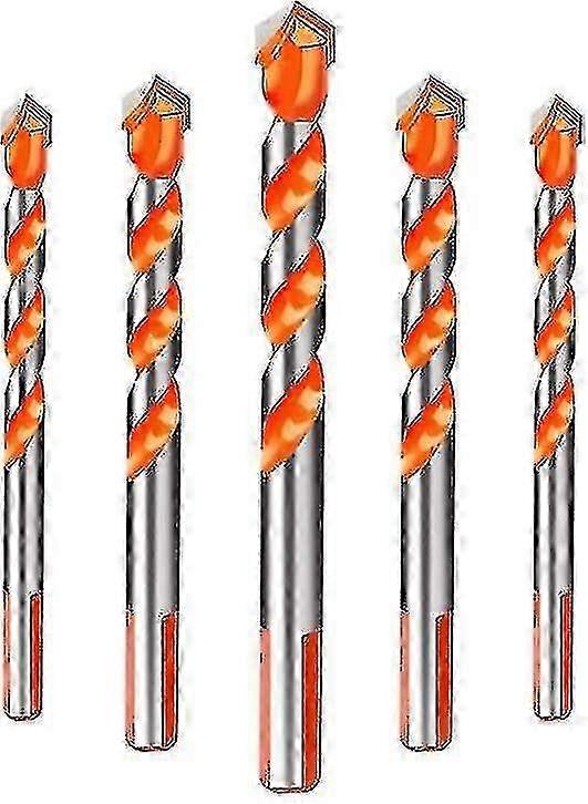 5pcs Triangular Overlord Handle Multifunctional Carbide Drill Bits, Handle Triangle Overlord Drill