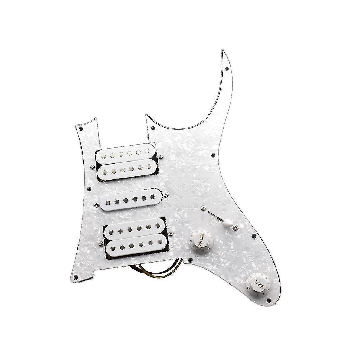 Elgitarr Pickup St Humbucker Gitarr Pickups Prewired Pickguard Gitarr Pickup White Pearl