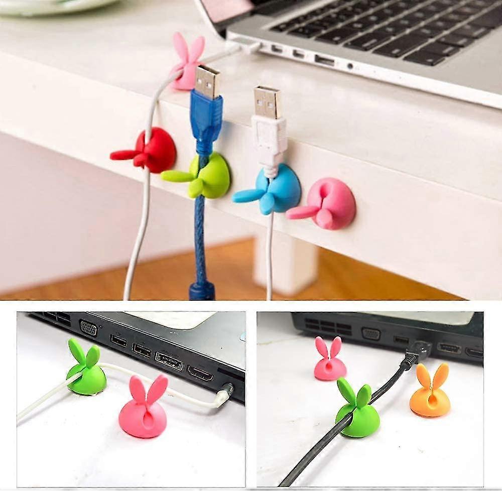 Cable Clips Cord Organizer, Wire Holder For Table - Multi Color