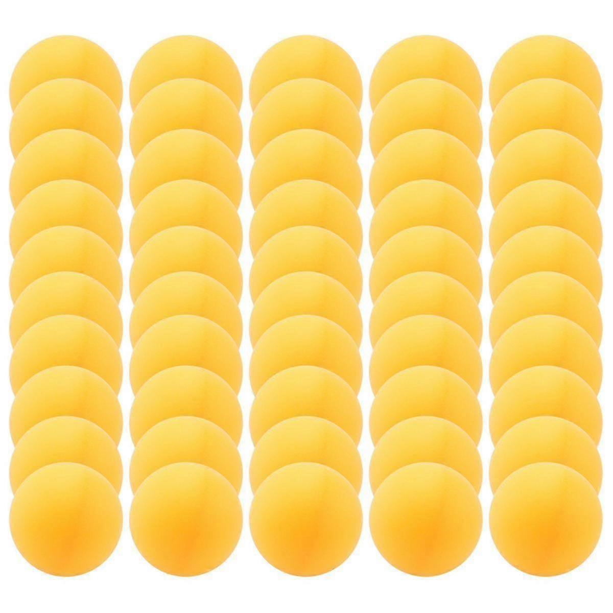 50 Pcs 40 Mm Table Tennis Training Balls, Ping Pong Balls, Yelow/white Random