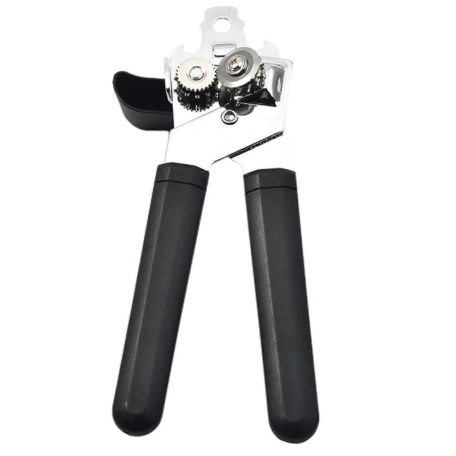 Effortless Can Opener Stainless Steel 360-degree Rotating Knob Non-slip Handle Multifunctional Easy Lid Removal Can Opener