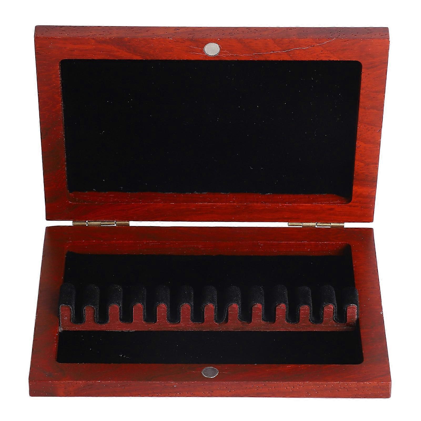 Oboe Reed Case Redwood Storage Box Large Capacity Woodwind Reed Holder Musical Instrument Accessory CA08